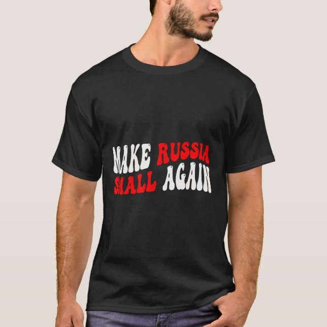 Camiseta Tornar a Rússia Pequena Novamente (Frente)