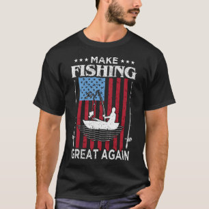 Camiseta Tornar Excelente De Pesca Novamente