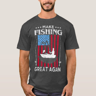 Camiseta Tornar Excelente De Pesca Novamente