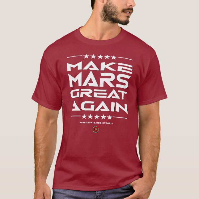 Camiseta Tornar Excelente Marte Novamente (Frente)