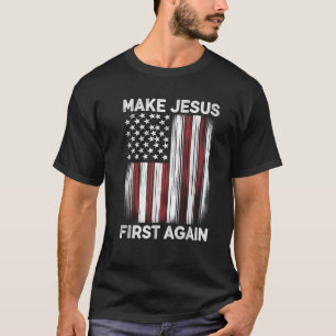 Camiseta Tornar Jesus Mais Uma Vez Católico Oração Cristã