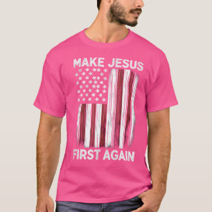 Camiseta Tornar Jesus Mais Uma Vez Católico Oração Cristã