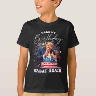 Camiseta Tornar Meu Excelente De Aniversário Novamente3