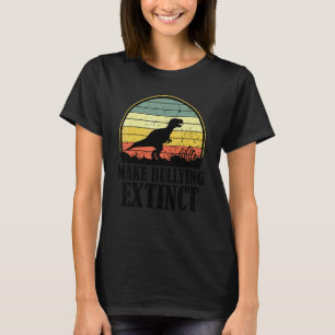 Camiseta Tornar o Bullying Extinto Nós Usamos Laranja no Di