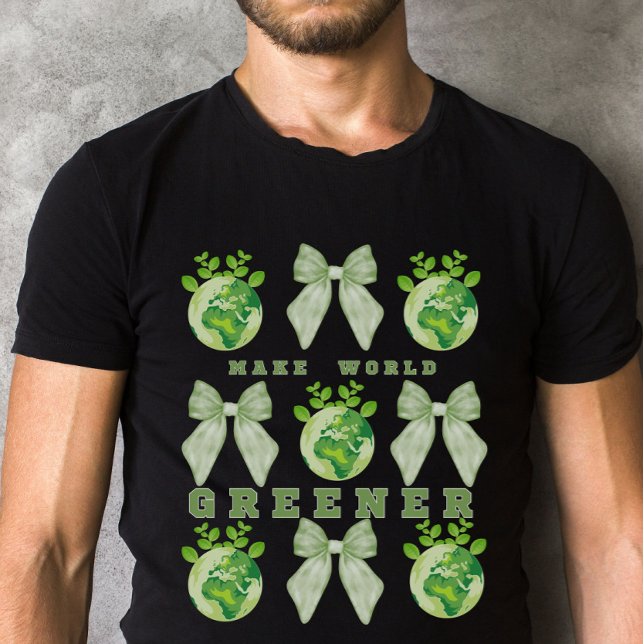 Camiseta Tornar o Mundo Mais Verde Dia da Terra (Criador carregado)