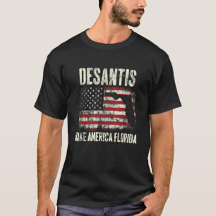 Camiseta Torne a América Flórida Desantis 2024 Eleição Vint