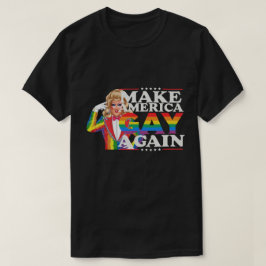 Camiseta Torne a América Gay Novamente, AmorLGBT, Arco-íris
