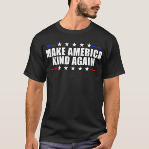 Camiseta Torne a América Gentil Novamente Anti Trump