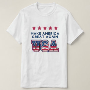 Camiseta Torne a América Grande Novamente EUA