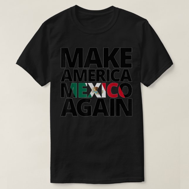Camiseta Torne a América México novamente (Frente do Design)