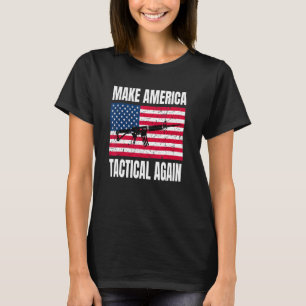 Camiseta Torne a América tática novamente 2a Pro Gun em lib