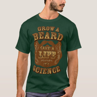 Camiseta Torne A Barba Mais Segura A Vida Da Ciência Itx27s
