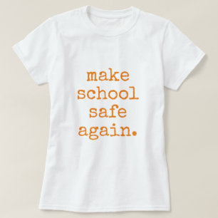 Camiseta "Torne a Escola Segura Novamente" - Controle Pro G