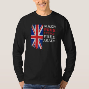 Camiseta Torne a Liberdade de Expressão Livre Novamente Ban