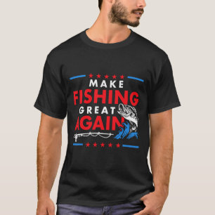 Camiseta Torne a Pesca Grande Novamente Funny Fisherman Fis