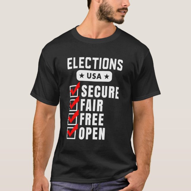 Camiseta Torne As Eleições Mais Seguras E Equitativas (Frente)