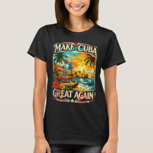 Camiseta Torne Cuba grande novamente