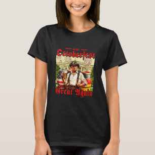 Camiseta Torne Grande Novamente Trump Cerveja Alemã Festa P