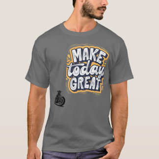 Camiseta Torne Hoje Incrível - Design Clássico de Motocicle