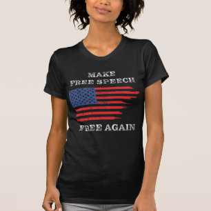 Camiseta Torne Livre O Discurso Novamente: Conservador