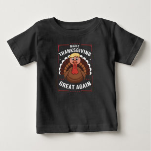 Camiseta Torne o Dia de Ação de Graças Grande Novamente Tru