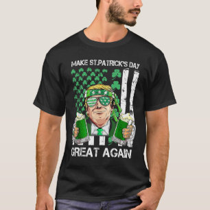 Camiseta Torne o Dia de São Patrício Grande Novamente Engra