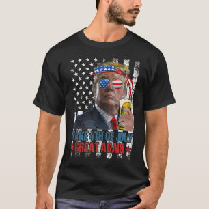 Camiseta Torne o Excelente de 4 de julho novamente engraçad