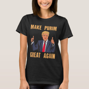 Camiseta Torne O Excelente De Purim Novamente Engraçado Fum