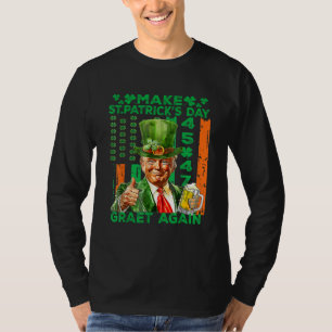 Camiseta Torne o Excelente do Dia de São Patrício novamente
