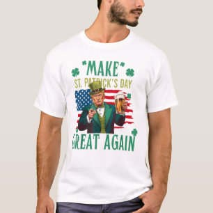 Camiseta Torne O Excelente Do Dia de São Patrício Novamente