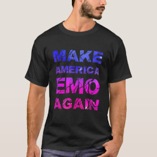 Camiseta Torne o Gótico de Pastel da América Emo Novamente