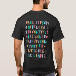 Camiseta Torne o mundo mais estranho e gentil