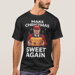 Camiseta Torne o Natal doce de novo Presente de Natal
