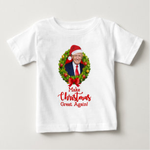 Camiseta Torne o Natal Grande Novamente Trump MAGA presente