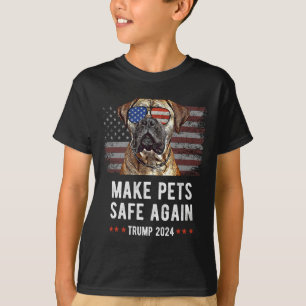 Camiseta Torne os animais seguros novamente, Bullmastiff Do