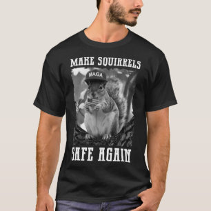 Camiseta Torne Os Esquilos Seguros Novamente Trump 2024 Sal