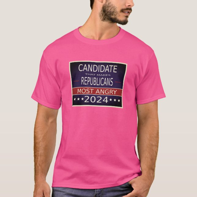 Camiseta Torne Os Republicanos Irritados Novamente (Frente)