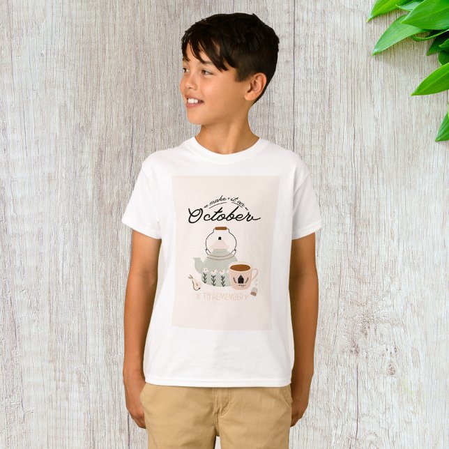 Camiseta Torne Outubro um Mês Inesquecível (Criador carregado)
