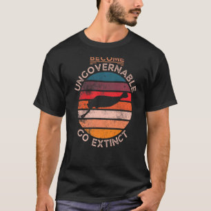 Camiseta Torne-se Ingovernável Extinta Opabinia Pré-Histó