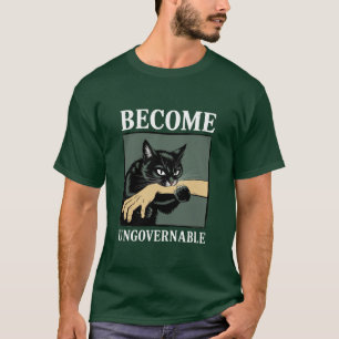Camiseta Torne-se Ingovernável Presente de Anarquia de Anim