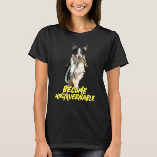 Camiseta Torne-se Libertário Ingovernável Trela de Cachorro