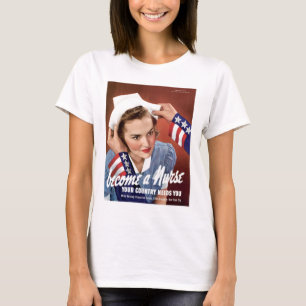 Camiseta Torne-Se Uma Enfermeira