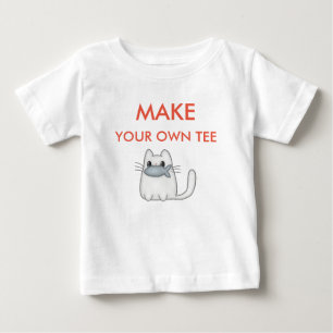 Camiseta Torne Seu Próprio Nome Personalizado De Gato Engr