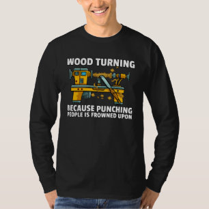 Camiseta Torneamento de madeira para marceneiro ou carpinte