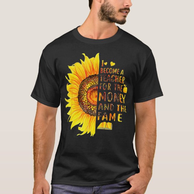 Camiseta Tornei-Me Professora Do Dinheiro E Da Fama (Frente)