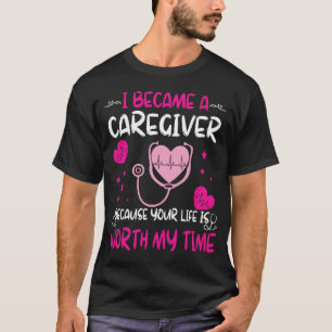 Camiseta Tornei-Me Um Cuidador Porque Enfermeira Engraçada
