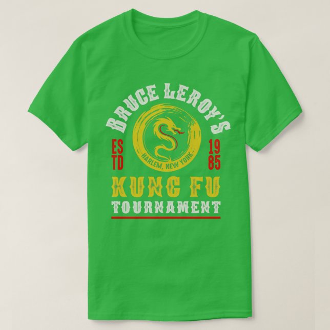 Camiseta Torneio Bruce Leroys Kung Fu (Frente do Design)