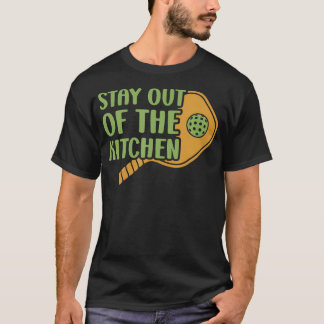 Camiseta Torneio da Quadra de Pickleball Fique Fora da Cozi
