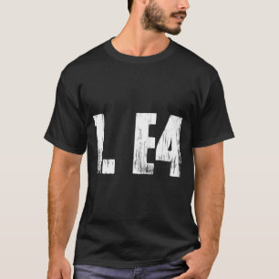 Camiseta Torneio de abertura de xadrez E4
