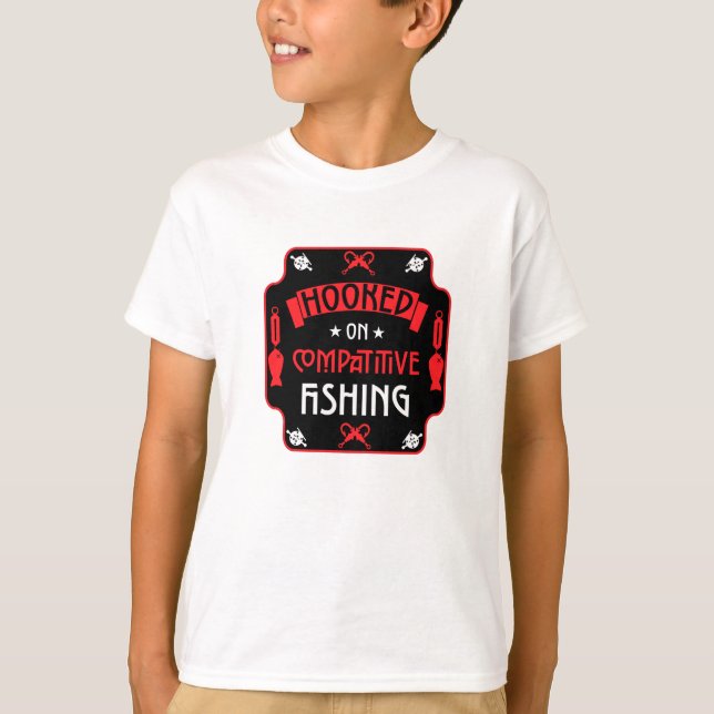 Camiseta Torneio de pesca competitivo (Frente)
